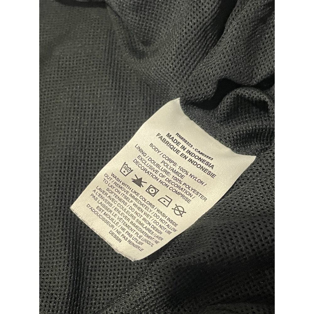 Nike Women’s XL Sportswear Essential Mid-Rise Jogger Pants Black Windbreaker Log - Picture 6 of 10